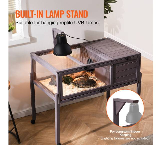 Medinis vėžlių namas su ratukais2