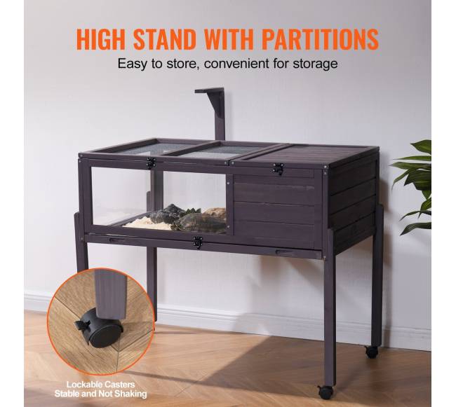 Medinis vėžlių namas su ratukais4