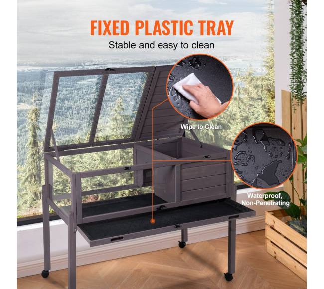 Medinis vėžlių namas su ratukais5