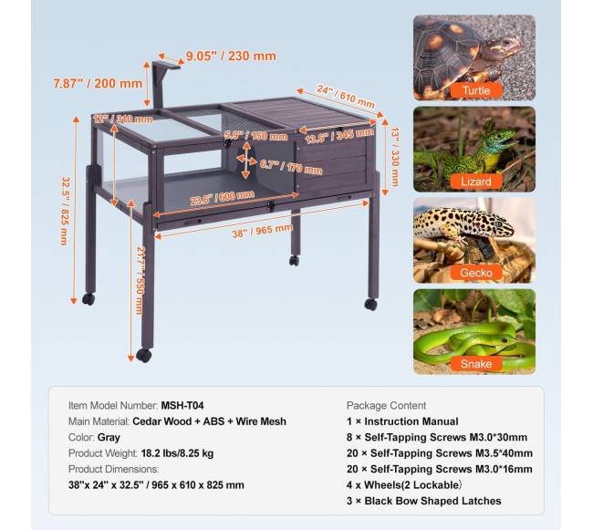 Medinis vėžlių namas su ratukais6