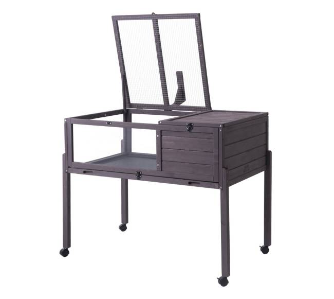 Medinis vėžlių namas su ratukais9