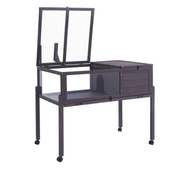 Medinis vėžlių namas su ratukais10