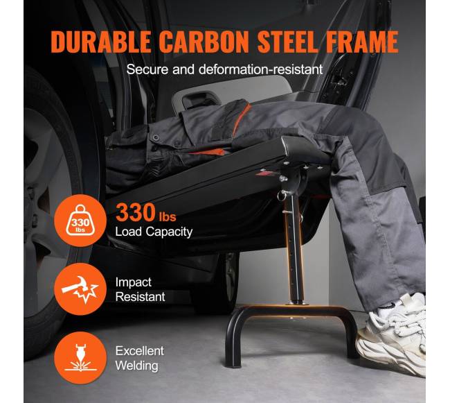 Reguliuojamas automobilių remonto gultas su ratukais3