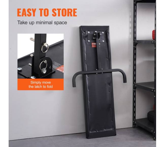 Reguliuojamas automobilių remonto gultas su ratukais5