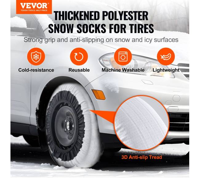 Sniego kojinės automobilių padangoms (2 vnt.)1