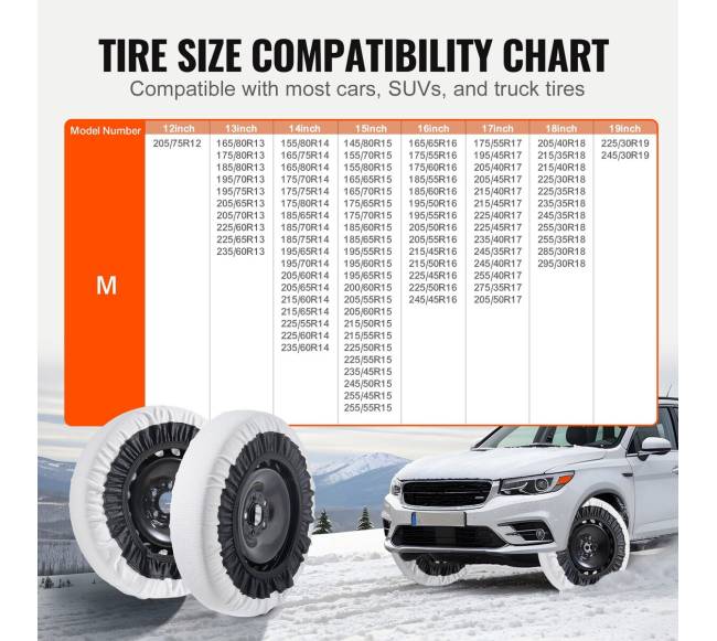 Sniego kojinės automobilių padangoms (2 vnt.)2