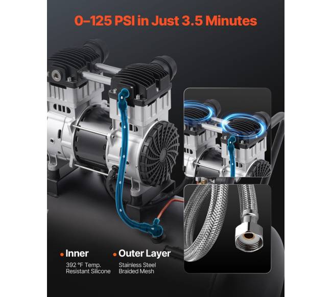 Nešiojamas bekvėpavimo kompresorius 15 galonų2