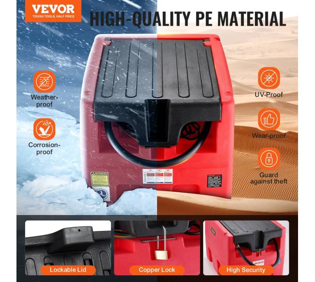 48 galonų dyzelino ir benzino bakas su pompa1