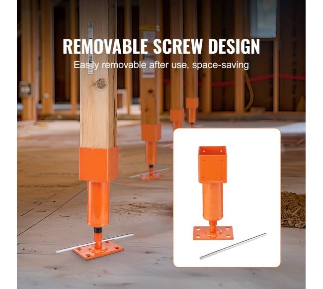 Reguliuojamas namo kėlimo lizdas 10x10 cm3