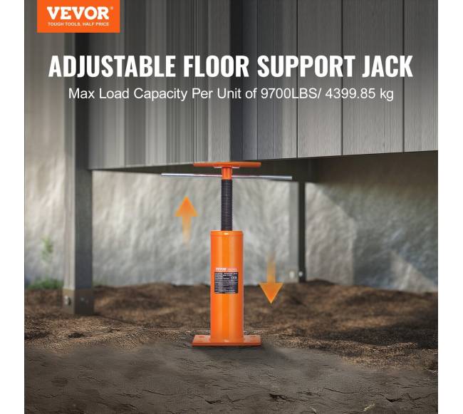 2 dalių reguliuojamas grindų domkratas 30–40 cm1