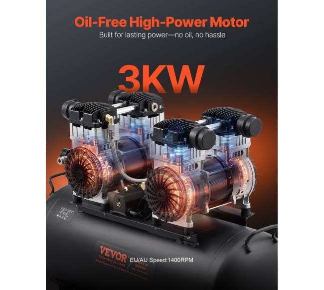 Kompaktiškas nealyvuotas oro kompresorius 20 gal 90 PSI1