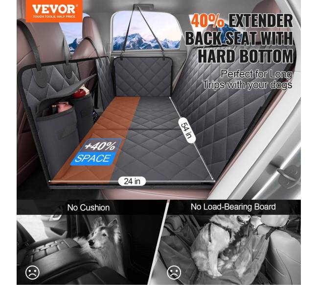 Vandeniui atspari šunų automobilio sėdynės uždanga1