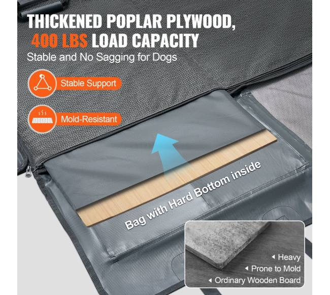 Vandeniui atspari šunų automobilio sėdynės uždanga2