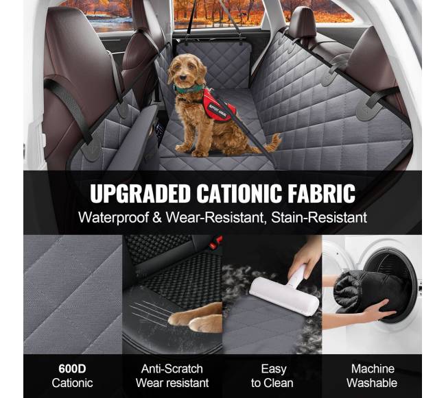 Vandeniui atspari šunų automobilio sėdynės uždanga4