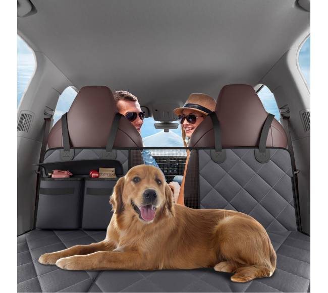 Vandeniui atspari šunų automobilio sėdynės uždanga7