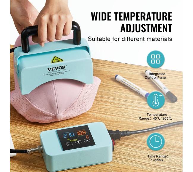 Kepurių spauduoklis su šilumos presu2