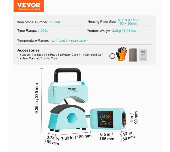 Kepurių spauduoklis su šilumos presu6