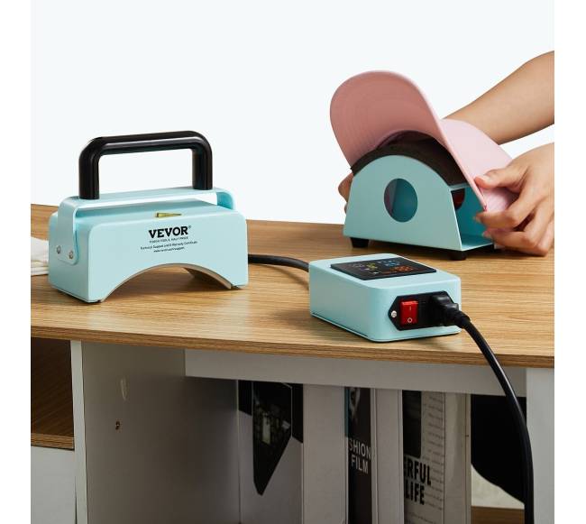 Kepurių spauduoklis su šilumos presu7