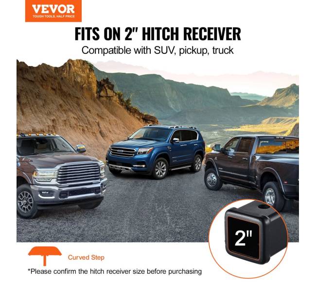 Prikabinamas žingsnis su 2" imtuvu1