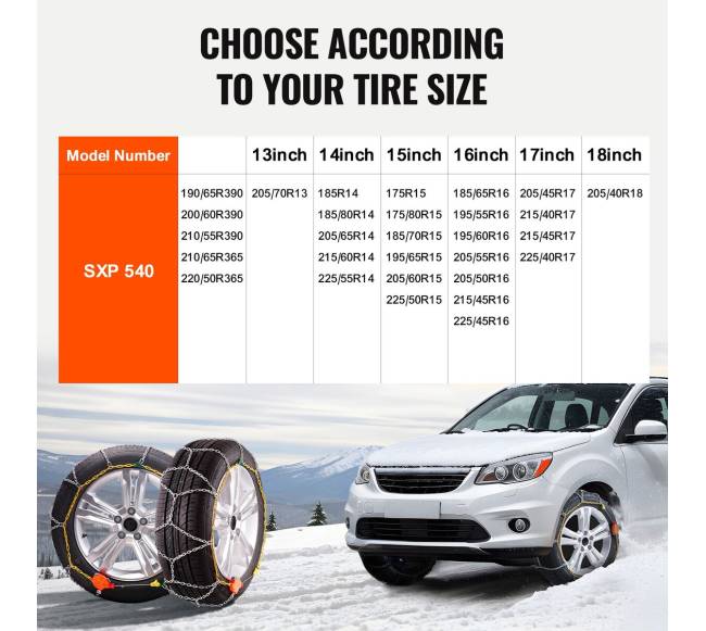 Mangano plieninės sniego grandinės (2 vnt.)4