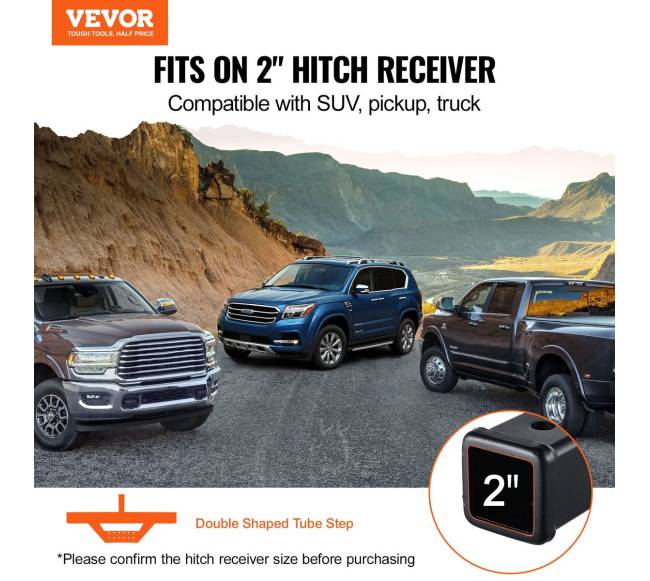 Priekabos jungties žingsnis su 2" priėmėju1