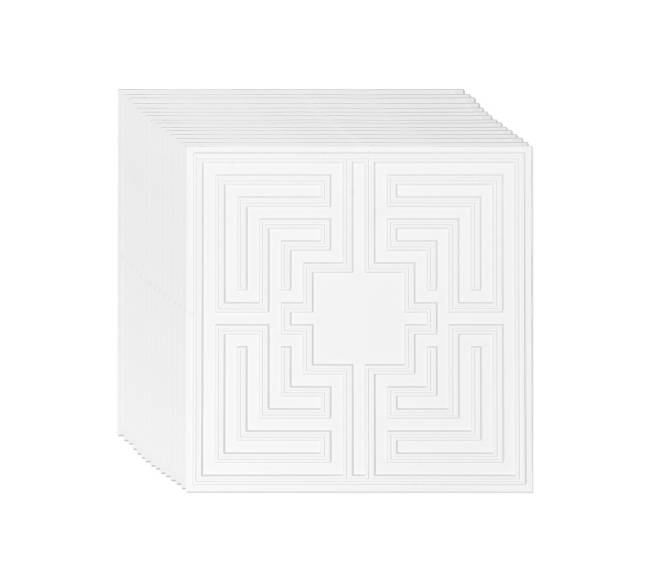 Lubų plokštės 24 x 24 cm PVC, 12 vnt.10