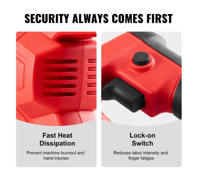 Rankinis elektrinis betono vibratorius 800W 1.5M3