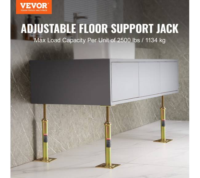 4 dalių reguliuojama grindų atrama 29,5-40,6 cm aukščio1