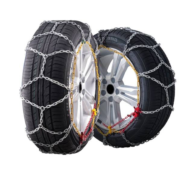 Manganinės plieno sniego grandinės 2 vnt.9