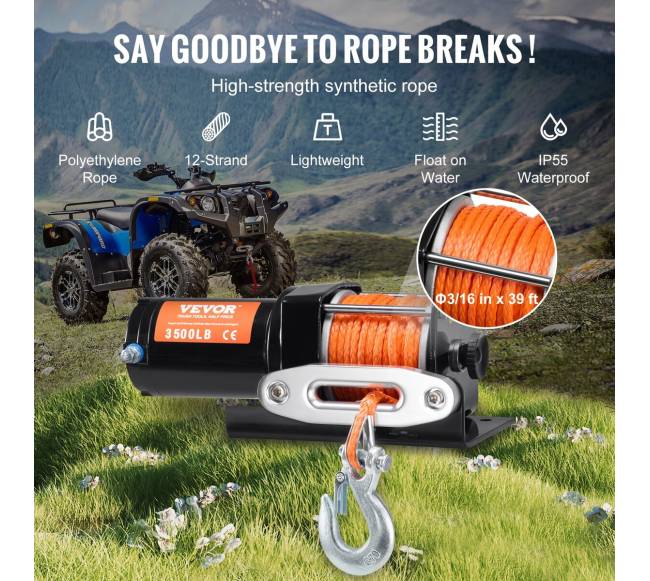 Elektrinis suktukas ATV UTV 1588 kg3