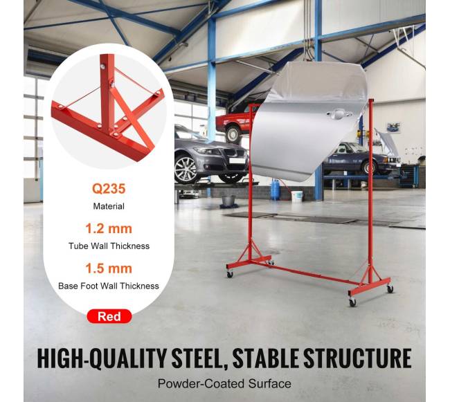 Reguliuojamas dažymo stovas su 8 kabliukais3