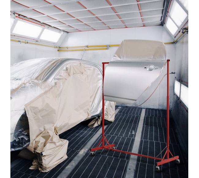 Reguliuojamas dažymo stovas su 8 kabliukais7