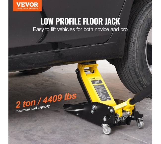 Žemo profilio grindų domkratas su 2 tonų kelimo galia1