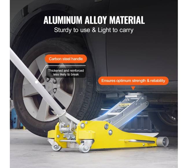 Žema profilinė grindų domkratė 3 tonų su greito veikimo sistema4