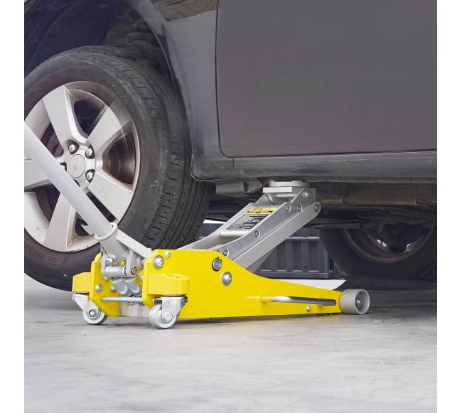 Žema profilinė grindų domkratė 3 tonų su greito veikimo sistema7