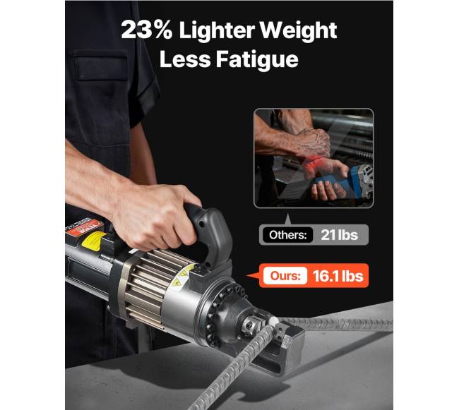 1000W elektrinis hidraulinis armatūros pjaustiklis 4-16 mm2