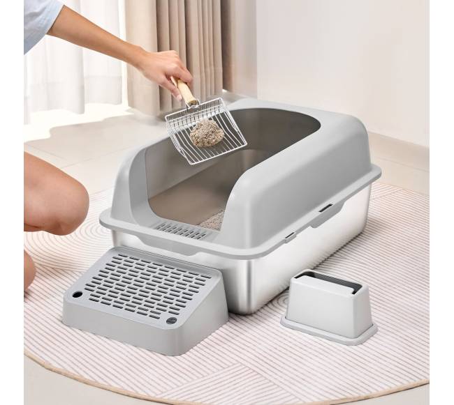 katės tualetas su filtruojančia grindimis7