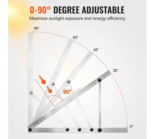 45 colių saulės baterijų tvirtinimo laikikliai2