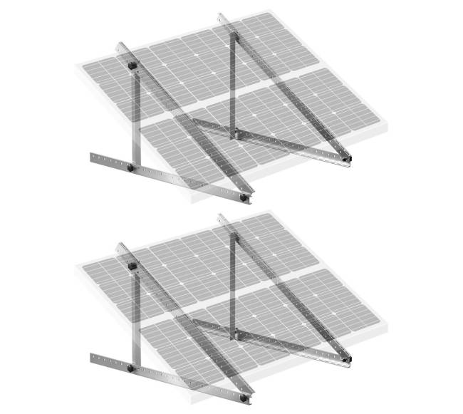 45 colių saulės baterijų tvirtinimo laikikliai8