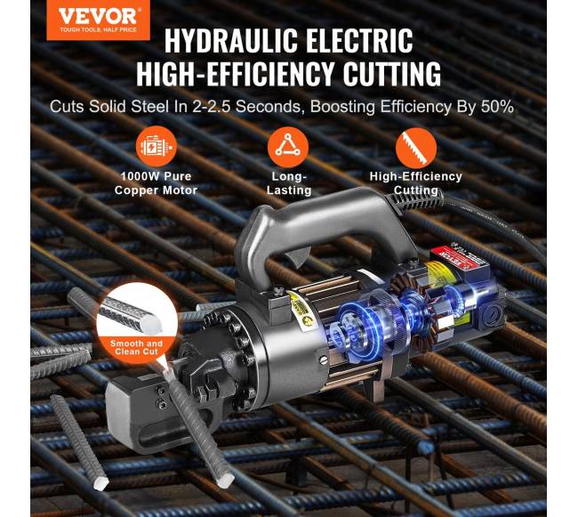 1000W elektrinis armatūrų pjaustytuvas 4-20 mm1