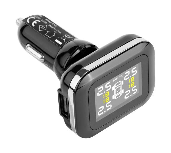 RV padangų slėgio stebėjimo sistema su 4 davikliais0