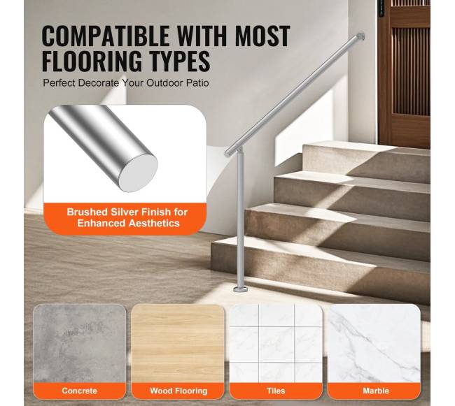 Lauko laiptų turėklai iš nerūdijančio plieno4