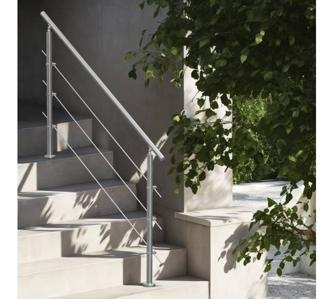 59 cm lauko turėklai su 3 skersiniais7