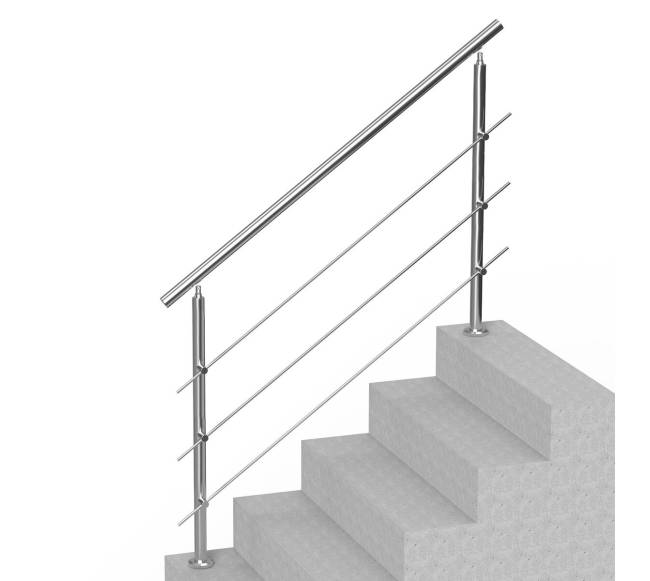 59 cm lauko turėklai su 3 skersiniais9