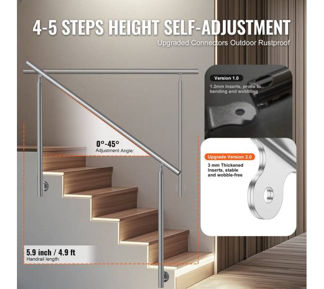 60 cm turėklai lauko laiptams2