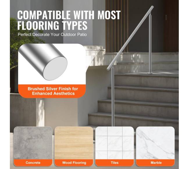 Lauko turėklai 150 cm laiptams4