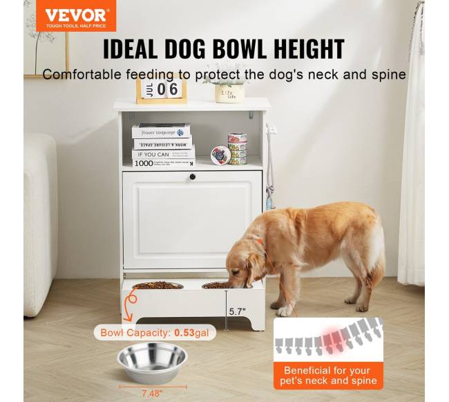 Šuns maitinimo stotis ir laikymo spintelė1