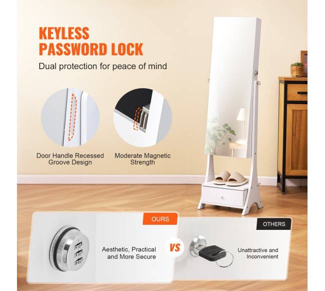 Pastatoma veidrodinė juvelyrikos spinta su talpa2