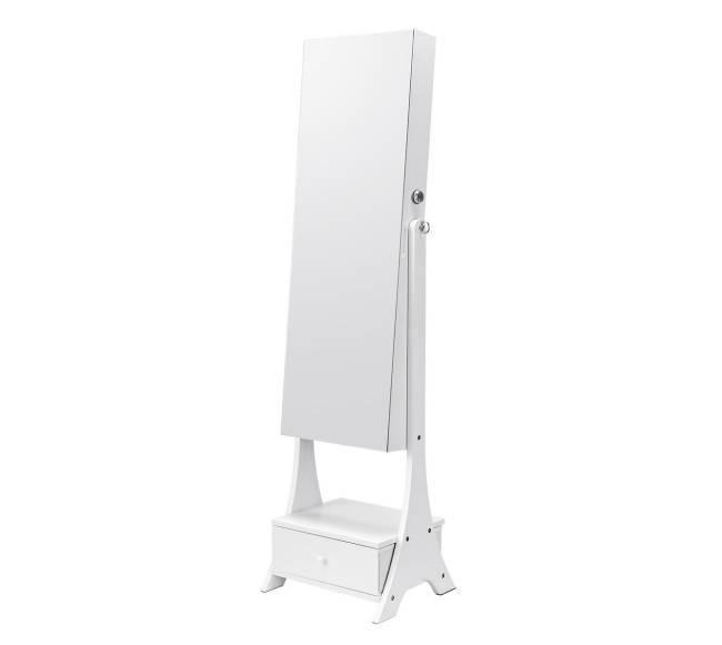 Pastatoma veidrodinė juvelyrikos spinta su talpa9