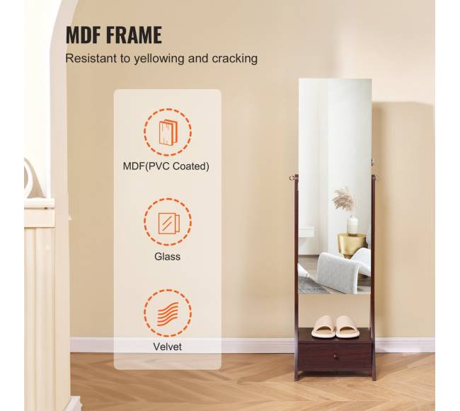 Veidrodis-su-papuošalų-spinta stovimas, rudos spalvos5